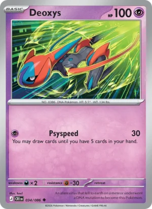 Deoxys 034/086 - Normal