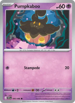 Pumpkaboo 040/086 - Normal