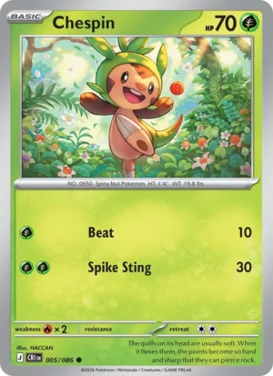 Chespin 005/086 - Normal