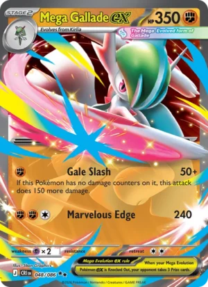 Mega Gallade ex 048/086 - Holo