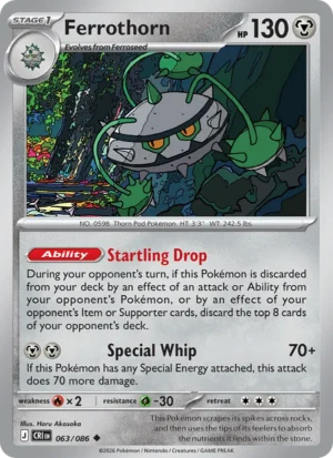 Ferrothorn 063/086 - Reverse Holo