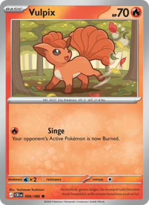 Vulpix 008/086 - Normal