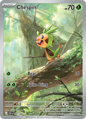 Chespin 087/086 - Holo