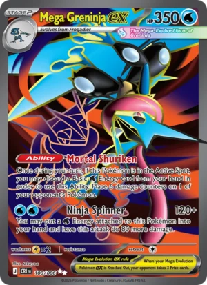 Mega Greninja ex 100/086 - Holo