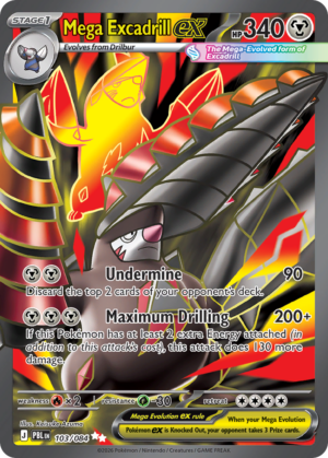 Mega Excadrill ex 103/084 - Holo