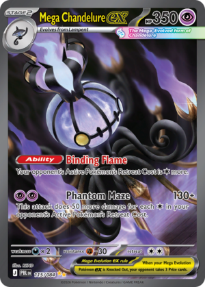 Mega Chandelure ex 115/084 - Holo