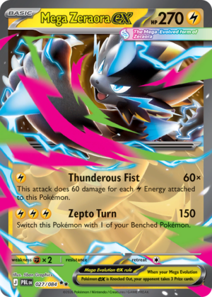 Mega Zeraora ex 027/084 - Holo