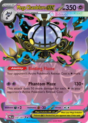Mega Chandelure ex 038/084 - Holo