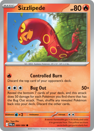 Sizzlipede 009/084 - Reverse Holo